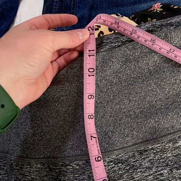 Athleta Exhale Stash Pocket Heel Tight In Softluxe Dark Heathered Gray Size 1X - Picture 6 of 10